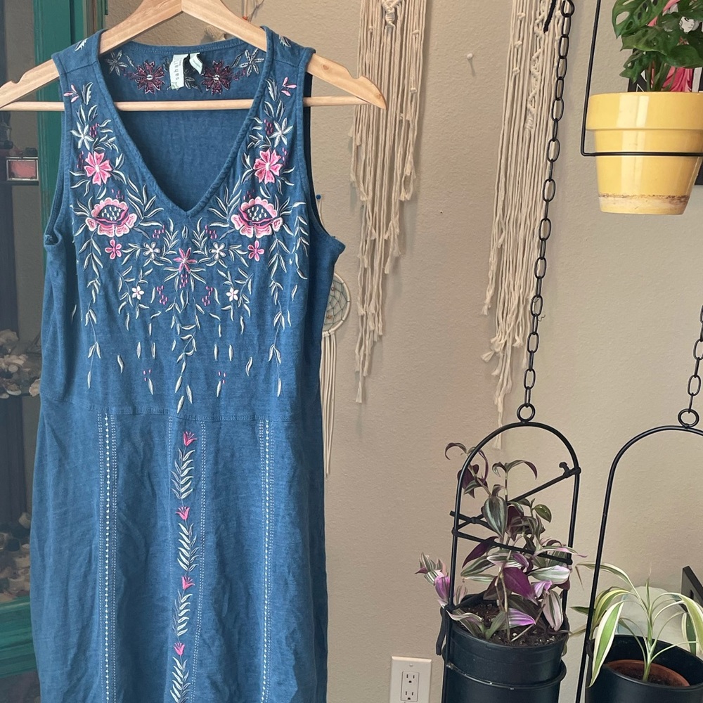 Boho cotton dress